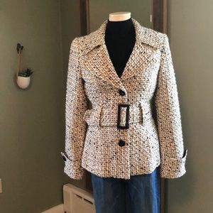 White House Black Market tweed coat